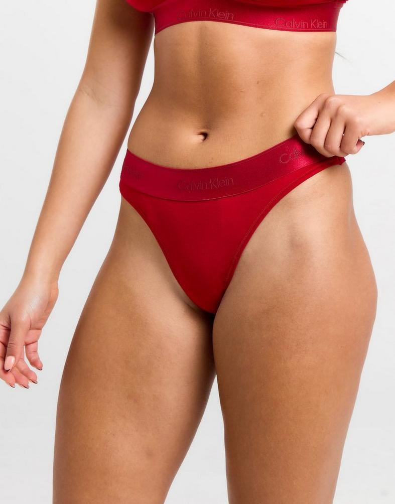 Calvin Klein Modern Cotton Thong Γυναικείο Εσώρουχο Κάτω Μέρος